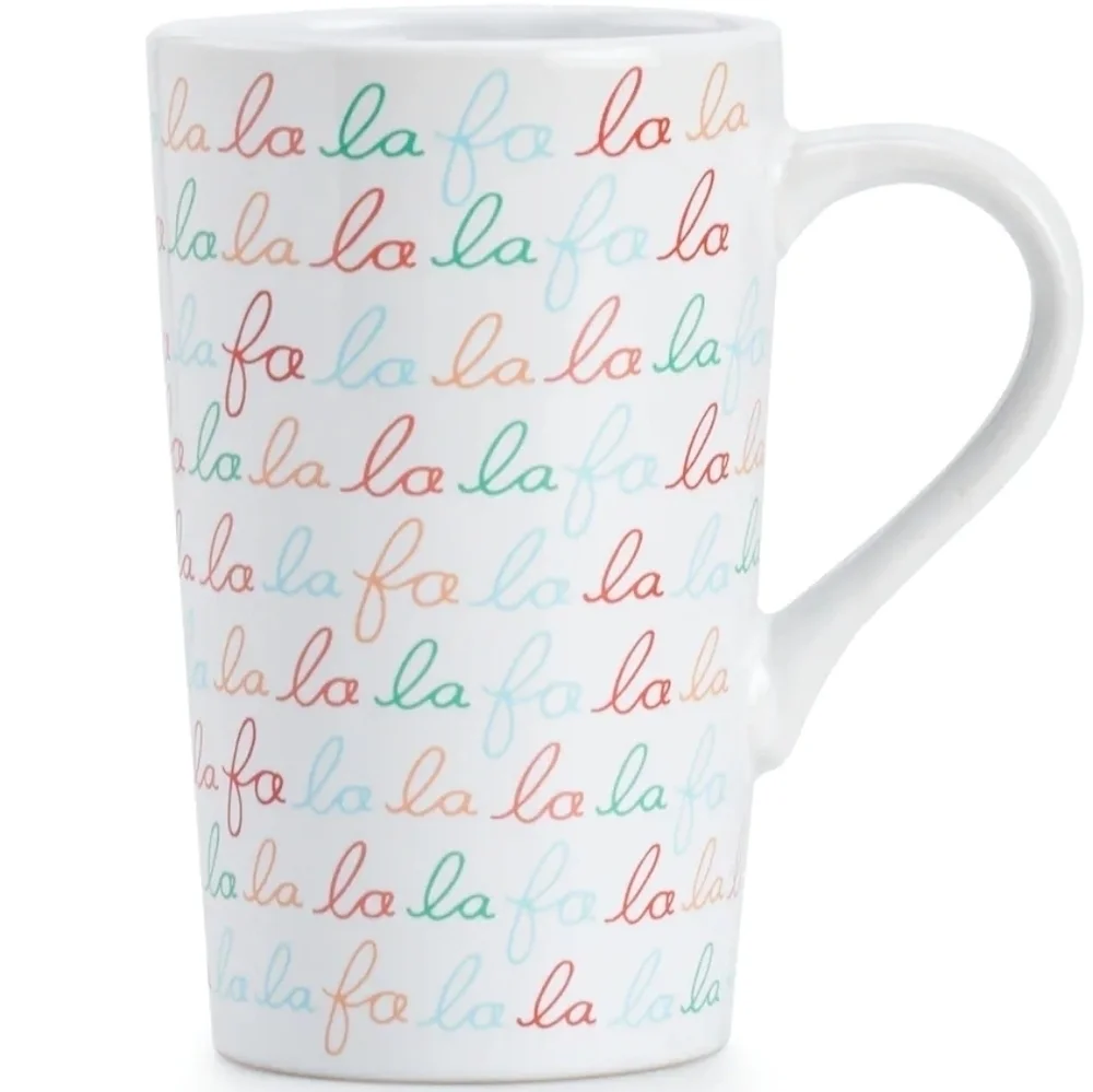Falalalala Holiday MUG Stocking stuffer secret santa fun gift large